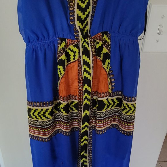 Maxi Dress, blue - Picture 5 of 5